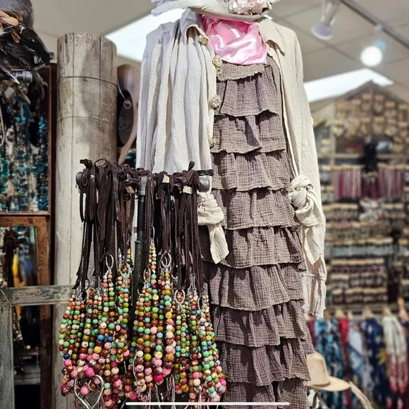 A Rare Bird Gauze Ruffle Dress - Picture 5 of 5